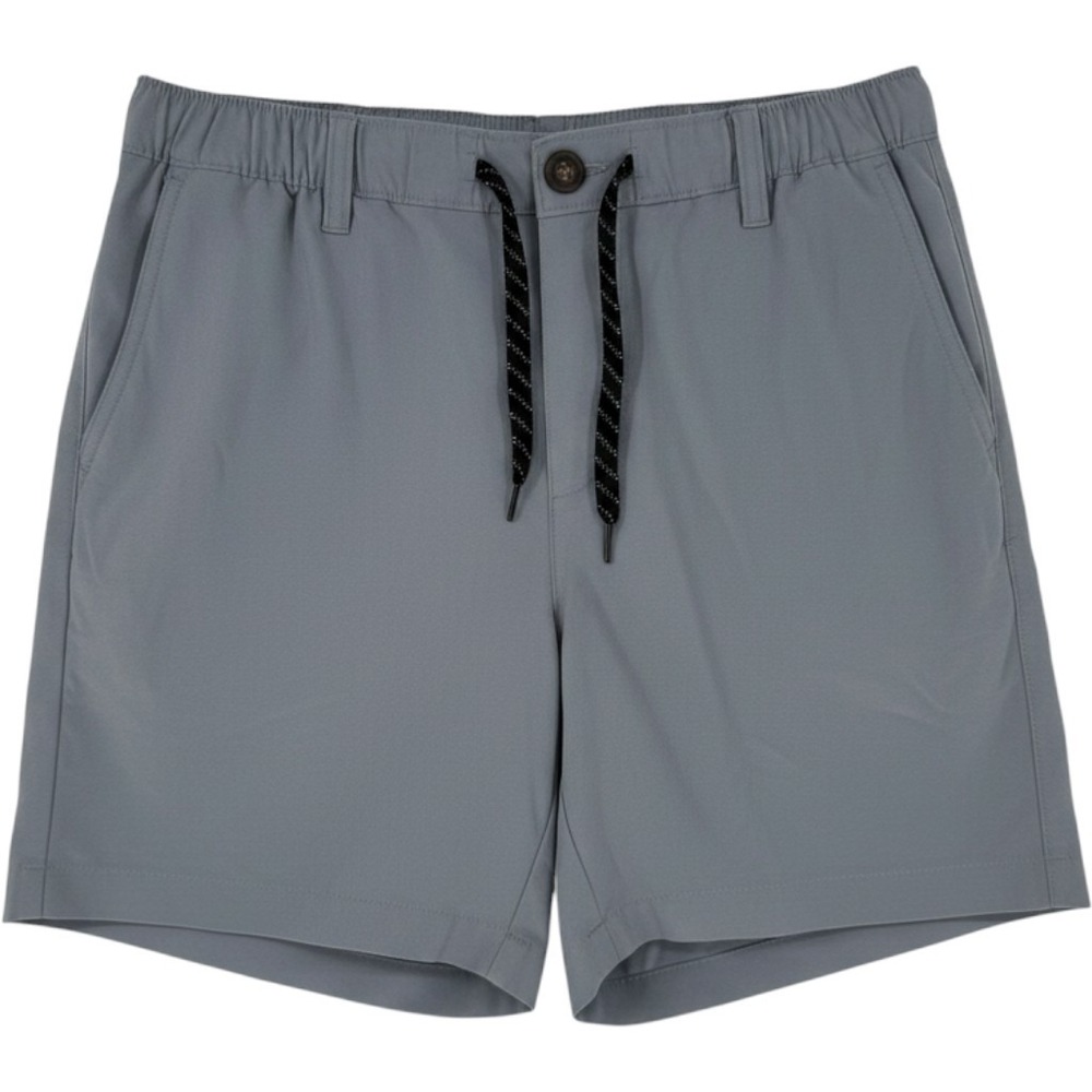 Chubbies Everywear Shorts Mens L Grey Excellent 6" Inseam Stretch Drawstring